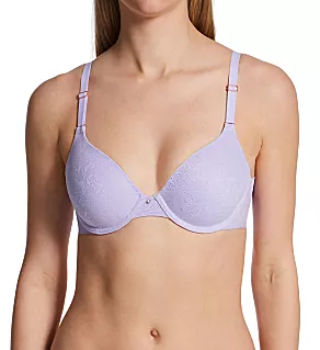 Lightly Lined Smooth Lace T-Shirt Bra Lilac Iris 34D