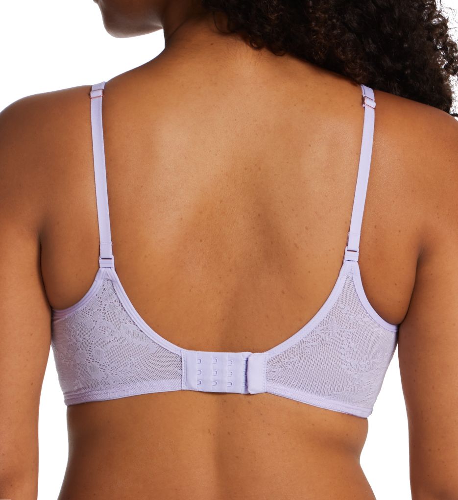 Smart and Sexy Stretch Lace Triangle Wireless Bralette Lilac Iris S  - Image 2