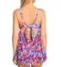 Smart and Sexy Full Busted Ruffle Twist Bandeau Tankini Swim Top SA623 - Image 2