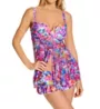 Smart and Sexy Full Busted Ruffle Twist Bandeau Tankini Swim Top SA623 - Image 6