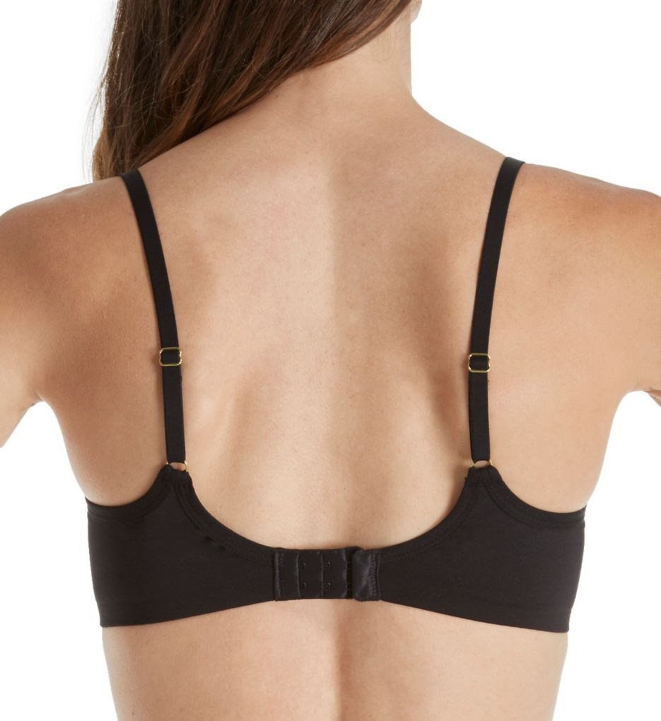 Smart & Sexy Women's Comfort Cotton Scoop Neck Unlined Underwire Bra Black  Hue 38c : Target