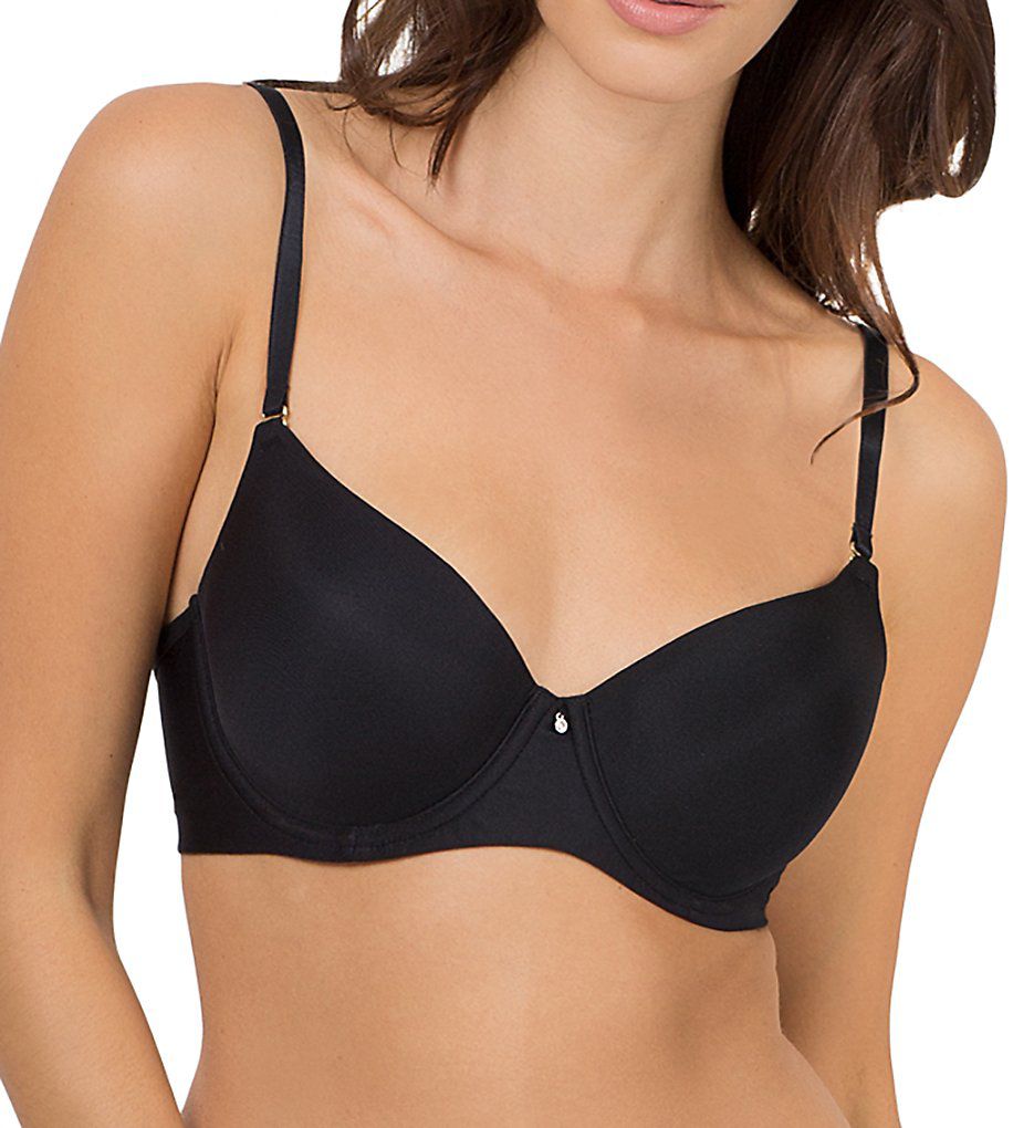 Smart & Sexy Women's Silky Smooth Demi Unlined Underwire Bra Black Hue 34b  : Target