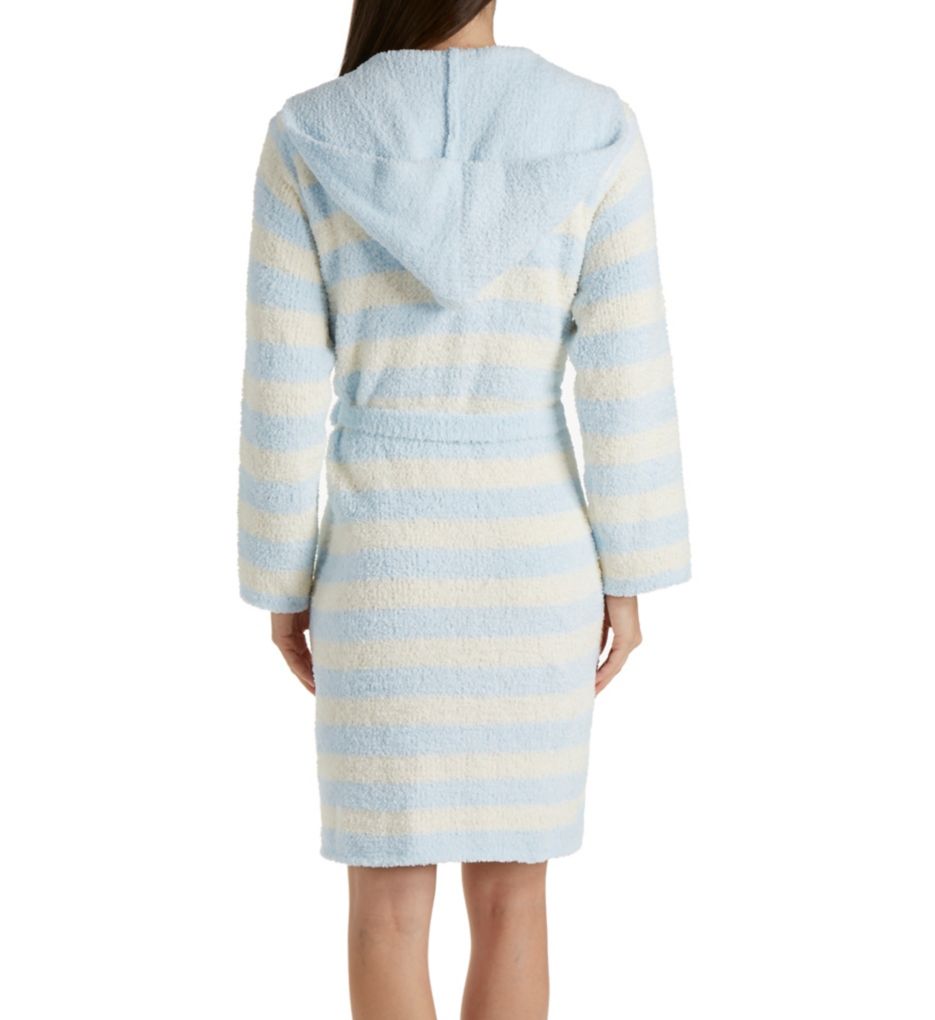 Striped Marshmallow Hoodie Robe