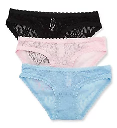 4 Way Stretch Lace Bikini Panty - 3 Pack
