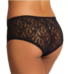 4 Way Stretch Lace Boyshort Panty Black S