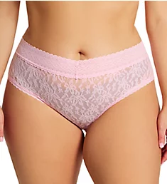 4 Way Stretch Lace Hipster Panty Dawn Pink M