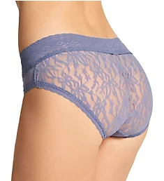 4 Way Stretch Lace Hipster Panty Blue Granite M