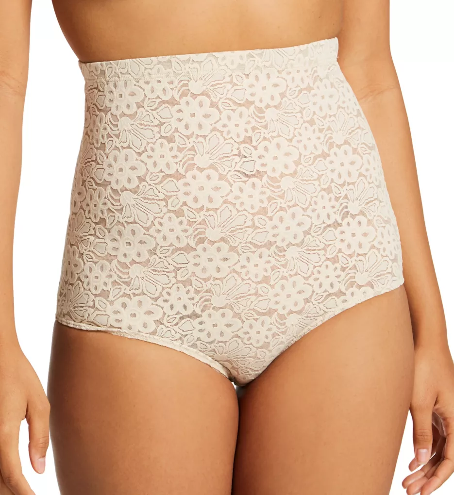 Lace Hi-Waist Shaping Brief Panty Nude S