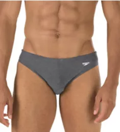 Solar 1 Inch Swim Brief Heather Grey 30 Waist