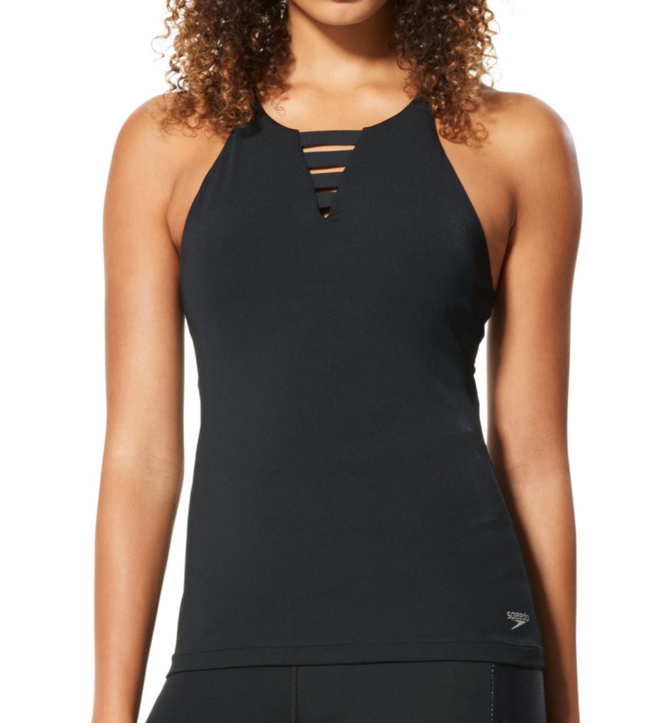 Aqua Elite High Neck Tankini Swim Top