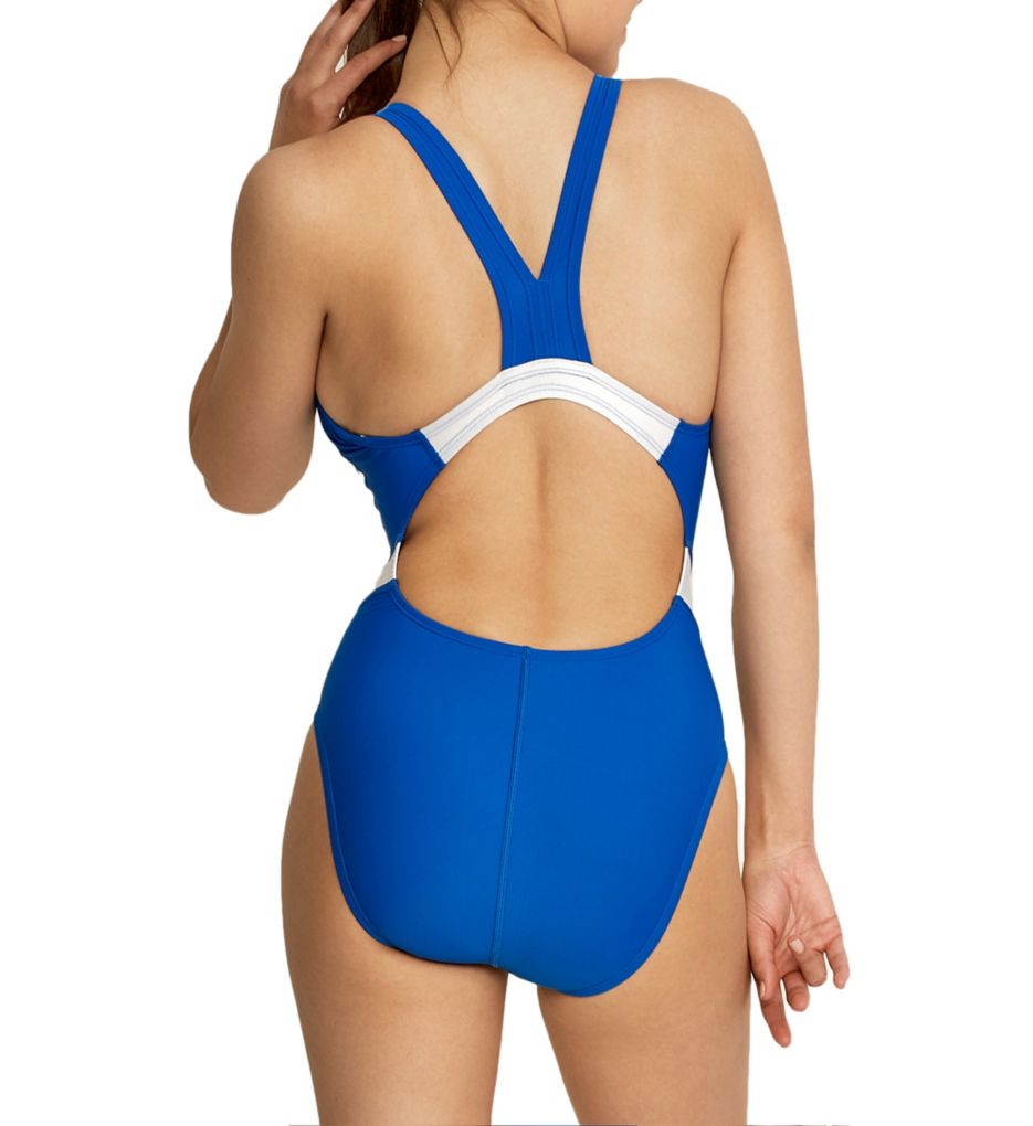 Speedo Women's Swimsuit One Piece Creora Highclo Quantum Splice High Cut  Solid Bali Blue : : Clothing, Shoes & Accessories