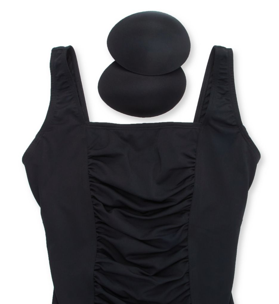 Eco Endurance + High Neck One Piece Swimsuit-cs5