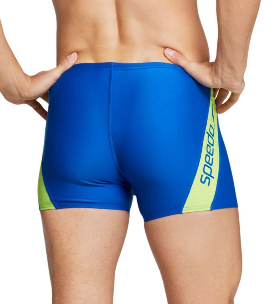 Logo Square Leg Swim Trunk