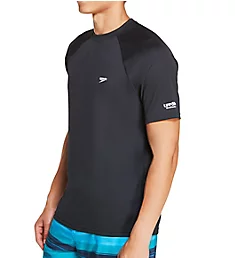 Easy Regular Fit Short Sleeve Swim Shirt Speedo Black S
