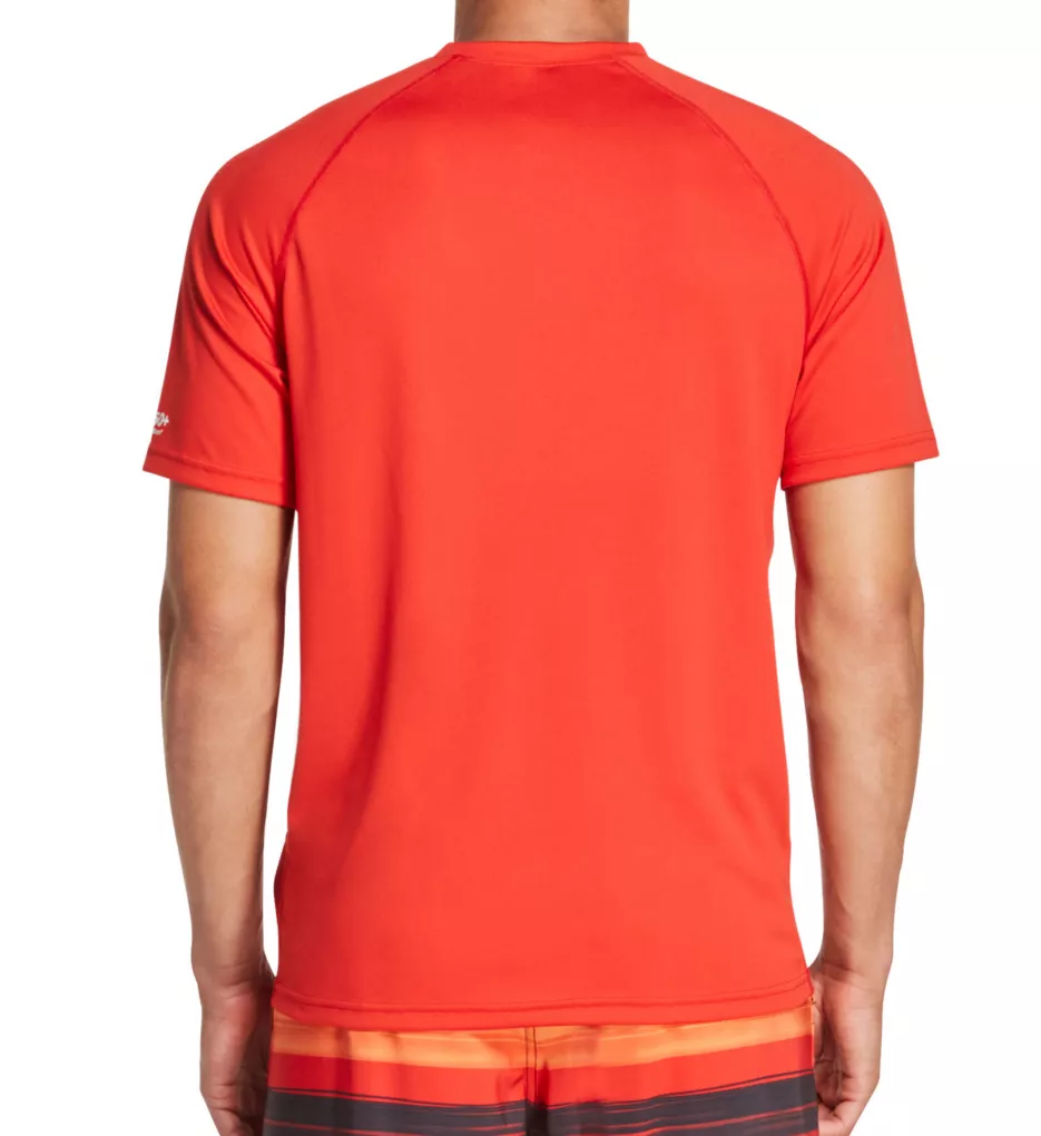 Easy Regular Fit Short Sleeve Swim Shirt Speedo Red S