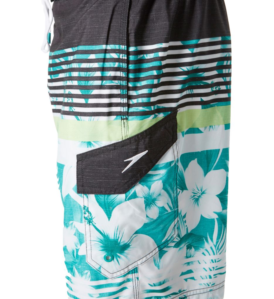 Underline Floral E-Board 21 Inch Swim Short-cs1