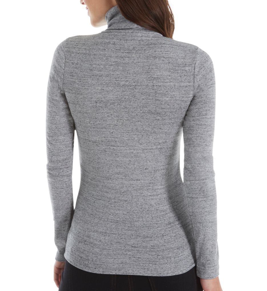 1X1 Rib Long Sleeve Turtleneck-bs