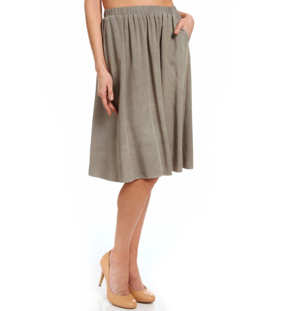 24" Knee Length Rayon Skirt