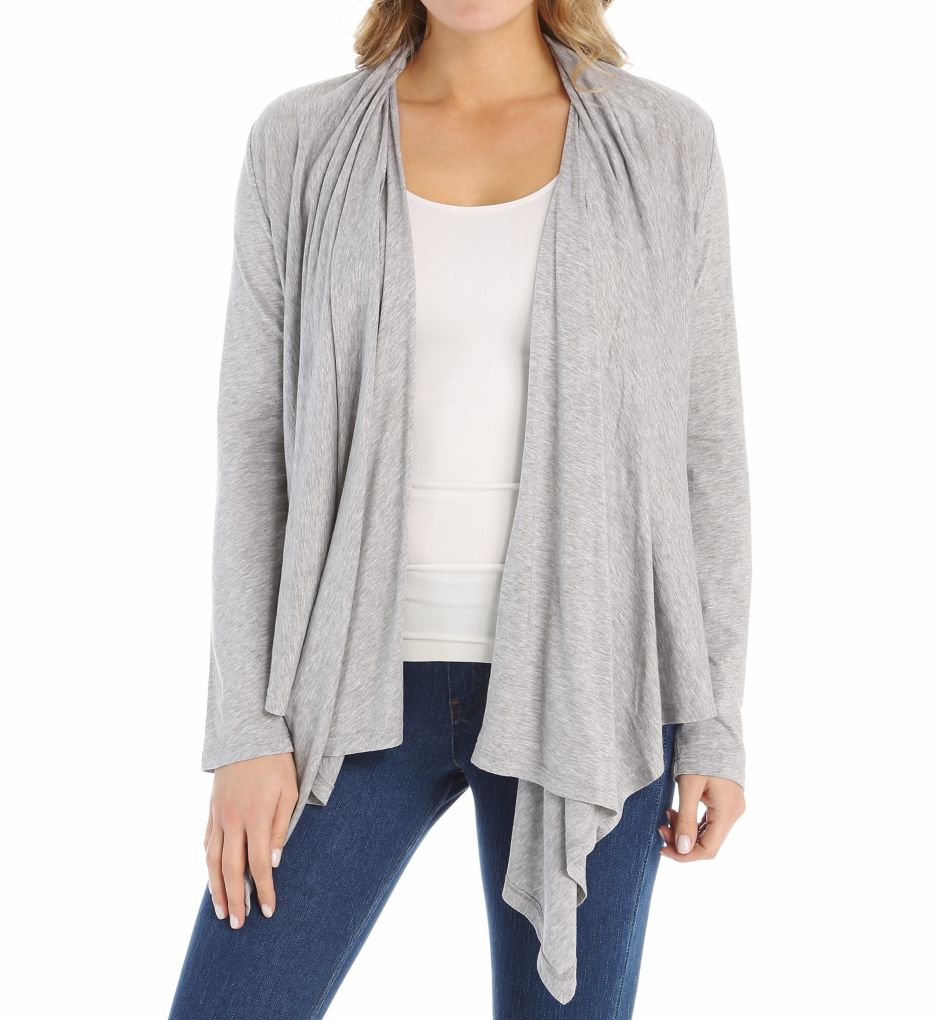 Very Light Jersey and Rib Cardigan-fs