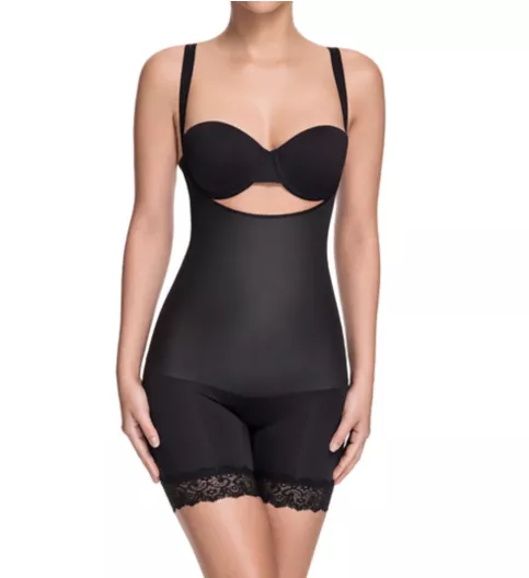 Squeem Sensual Secret Open Bust Thigh Shaping Bodysuit 26AA