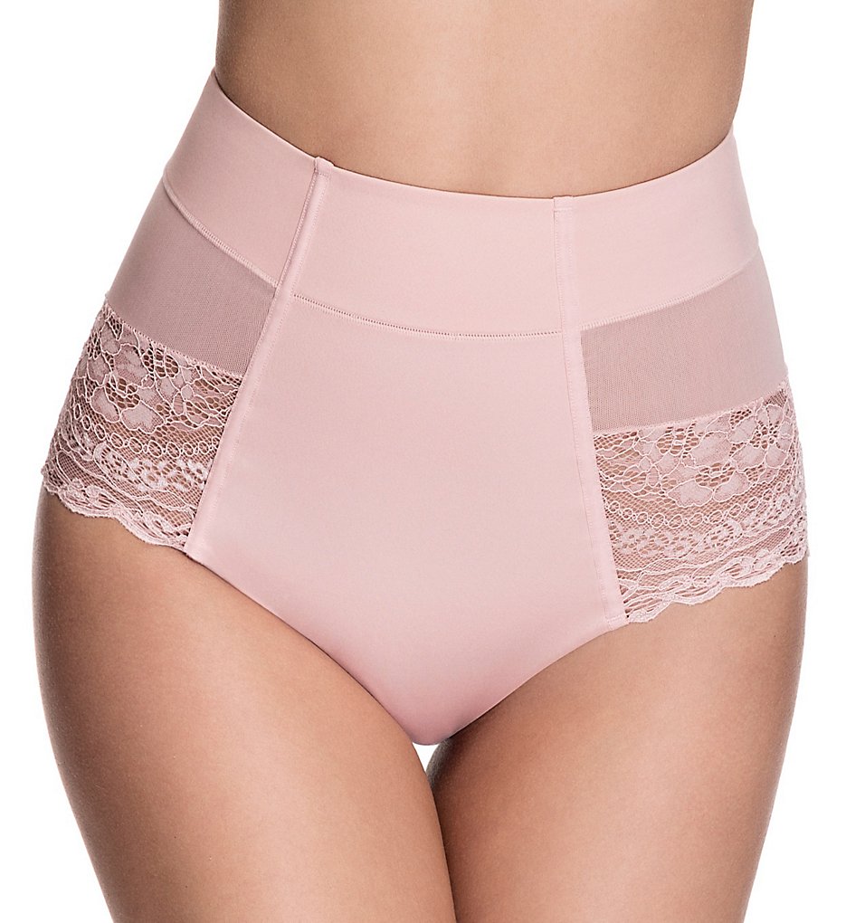 Squeem >> Squeem 26AI Brazilian Flair Mid Waist Shaping Brief Panty (Summer Blush XS)