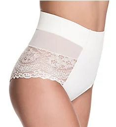 Brazilian Flair Mid Waist Shaping Brief Panty Soft Ivory S
