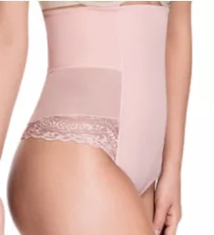 Brazilian Flair High Waist Shaping Thong Summer Blush XS