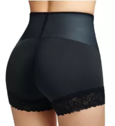 Sensual Secret Mid Waist Shaping Boyshort Black 2X