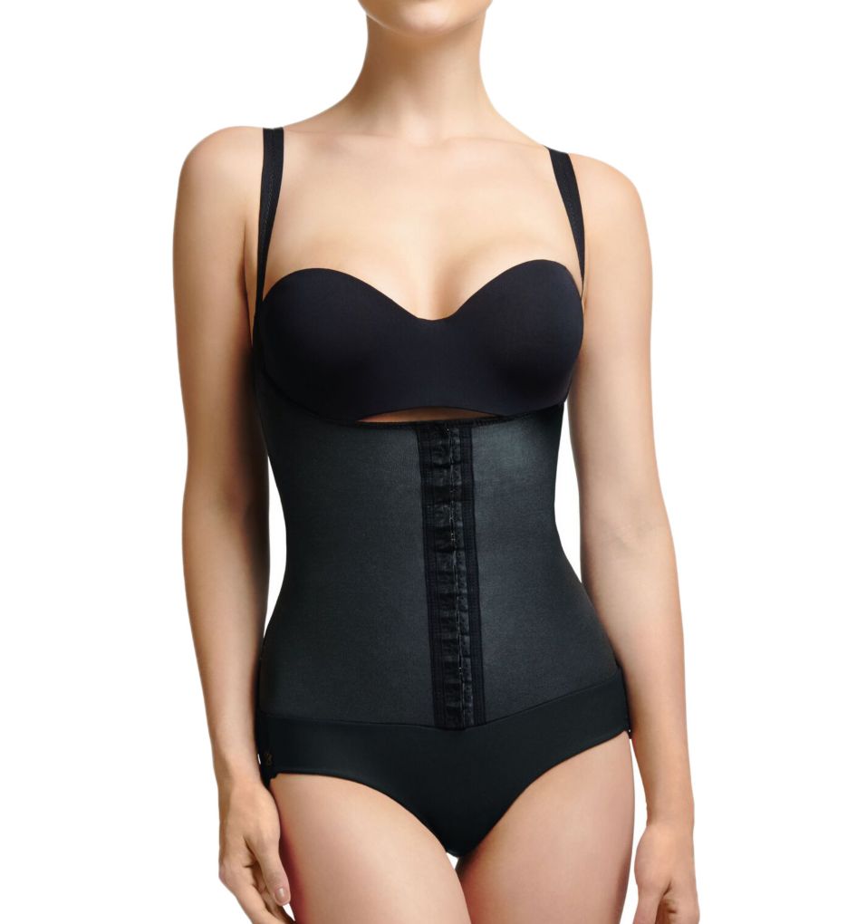 Perfectly Curvy WYOB Waist Trainer Brief Bodysuit-fs