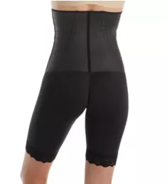 Perfectly Curvy Waist Trainer Mid Thigh Short Black 0