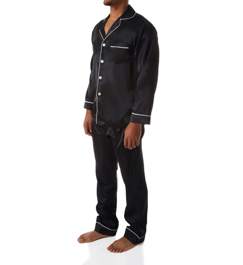 Pyjama homme en satin polyester hot sale