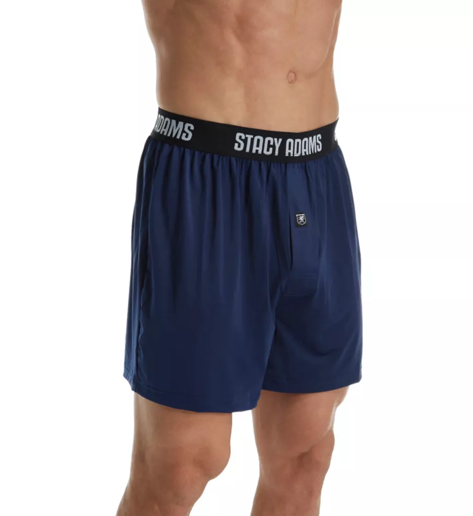 Moisture Wicking ComfortBlend Boxer Short Navy XL