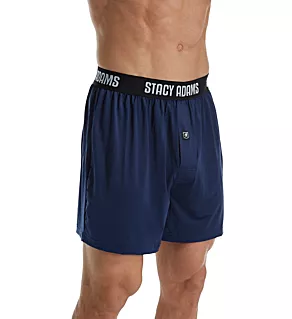 Moisture Wicking ComfortBlend Boxer Short Navy 3XL