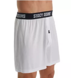 Moisture Wicking ComfortBlend Boxer Short WHT M