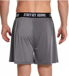 Moisture Wicking ComfortBlend Boxer Short gray L