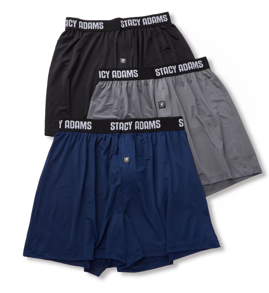 Moisture Wicking ComfortBlend Boxer Short - 3 Pack-cs2