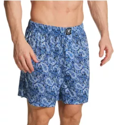 Moisture Wicking ComfortBlend Fashion Boxer Short BLUPAS 4XL