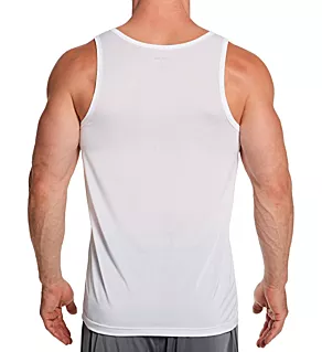 Lightweight ComfortBlend Tank Top WHT 2XL