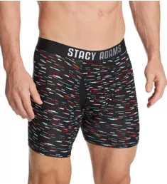 Stacy Pouch Printed Boxer Brief Glitch 4XL