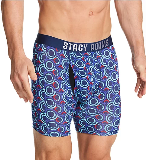 Stacy Adams Stacy Pouch Printed Boxer Brief Record 2XL 