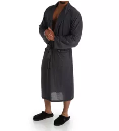 Moisture Wicking ComfortBlend Fashion Robe Black Dot S/M