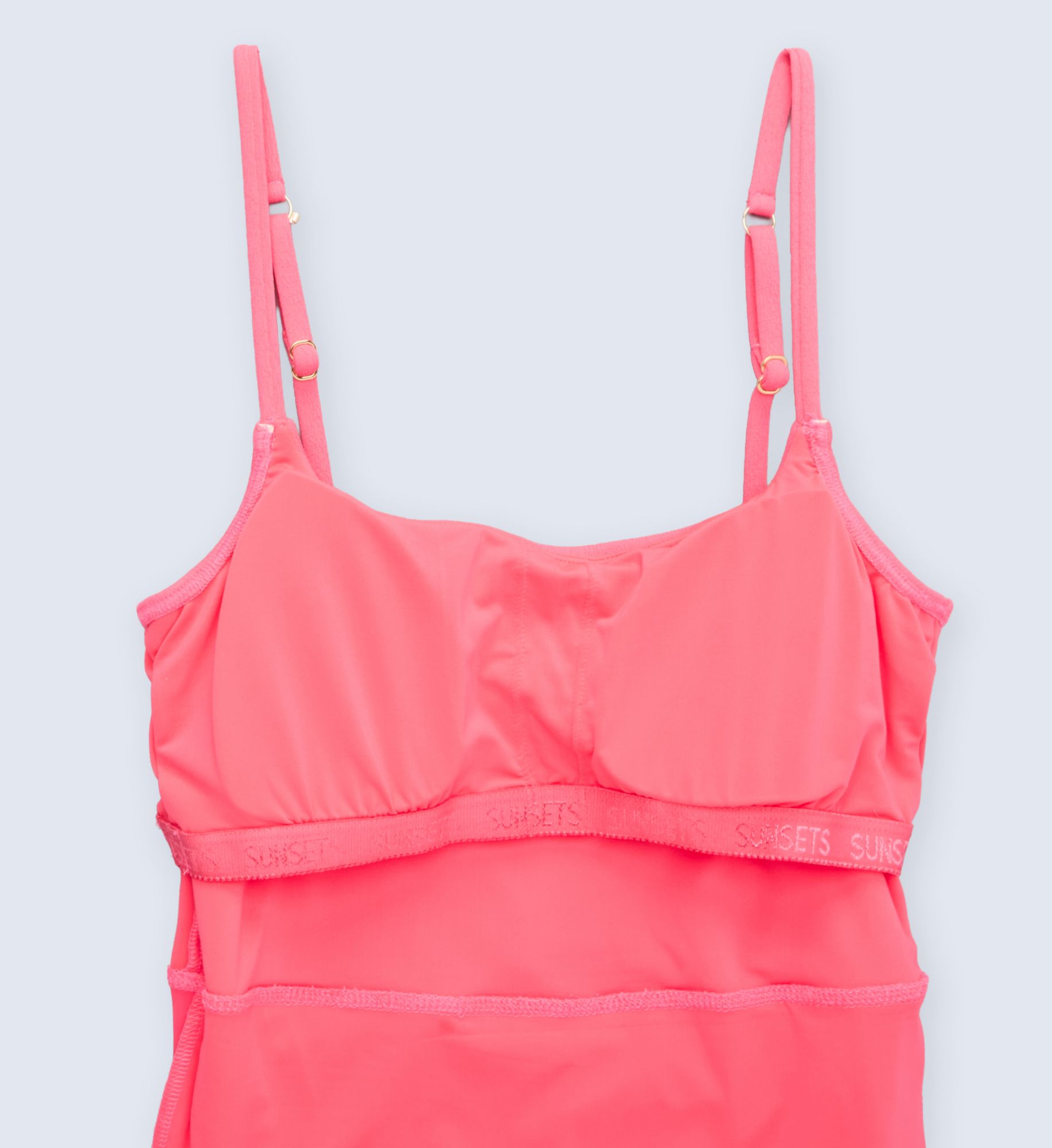 Sunsets Posy Pink Crepe Naomi Swim Dress 130PPC - Image 5