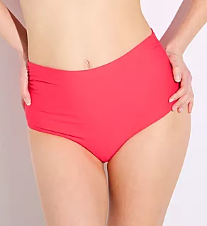 Geranium Capri High Waist Swim Bottom Geranium S
