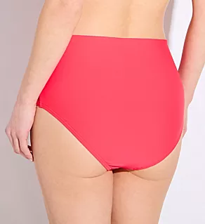 Geranium Capri High Waist Swim Bottom Geranium S