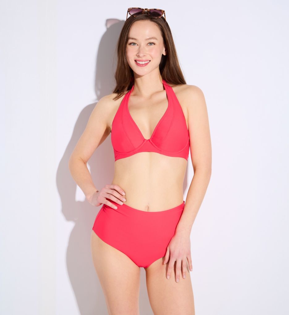 Sunsets Geranium Capri High Waist Swim Bottom 310BG - Image 3