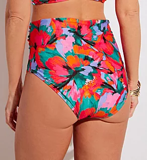 Hummingbird Cove Capri High Waist Swim Bottom