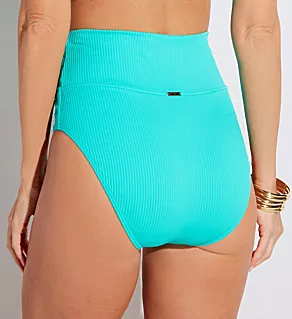 Aquamist Sandbar Rib Hannah High Waist Swim Bottom