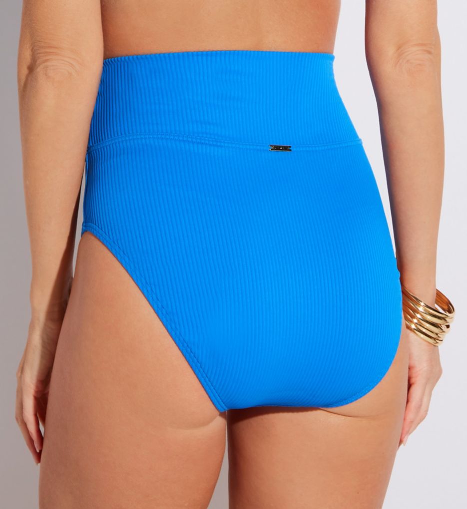 Sunsets Harbor Blue Sandbar Rib Hannah High Waist Bottom 33BHB - Image 2