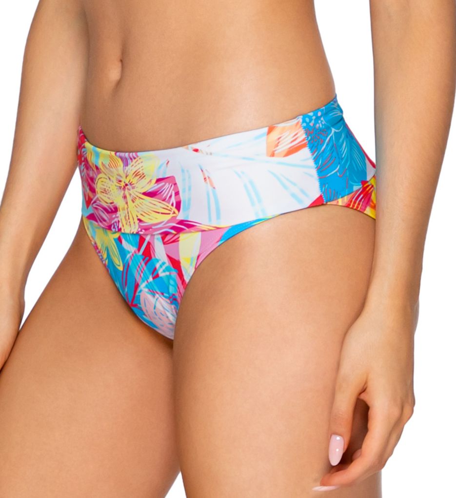 Hot Tropics Hannah High Waist Swim Bottom-cs1