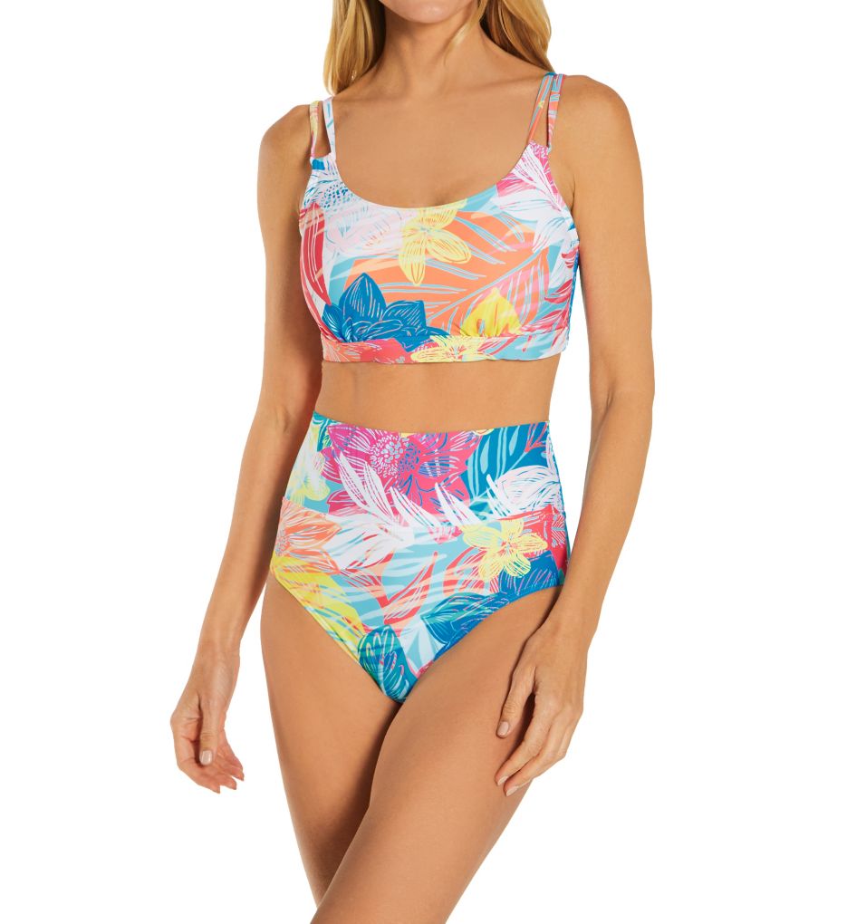 Hot Tropics Hannah High Waist Swim Bottom-cs2